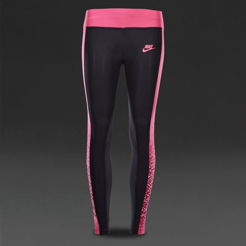 Nike Sportswear Seasonal Allover Print Tights Anthracite / Pinksicle for Girls